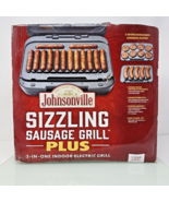 Johnsonville SIZZLING SAUSAGE GRILL PLUS 3 in 1 Indoor Electric Grill BT... - $176.44 CAD