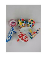 Lot Of 7 Tin/Metal Noise Maker party birthday clown - $14.79