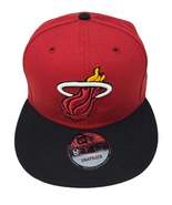 Miami Heat Officially Licensed NBA New Era 9FIFTY Red and Black Snapback - $34.99