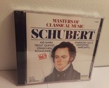 Masters Of Classical Music Vol.9 Schubert (CD, 1988, lumière laser) Neuf - $9.47