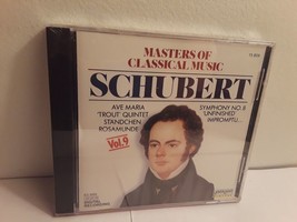 Masters Of Classical Music Vol.9 Schubert (CD, 1988, lumière laser) Neuf - £7.58 GBP