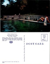 Virginia(VA) New Luray Shenandoah River Lodge Swimming Pool Vintage Post... - $9.40