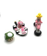 Happy Meal Toys Nintendo Mario Bros. McDonald&#39;s Princess Peach, Pink Mus... - £6.25 GBP