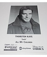 Thorsten Kaye Autograph Reprint Photo 9x6 All My Children 2004 Bold Beau... - £8.03 GBP