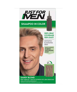 Just For Men Shampoo-In Color Mens Hair Dye with Vitamin E Sandy Blond H-10 - £11.00 GBP