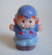 Little People 2005 Airplane Girl PILOT Discovery Airport City Town - $7.99