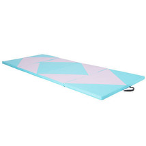4-Panel PU Leather Folding Exercise Gym Mat with Hook and Loop Fasteners... - $3,193.65 MXN
