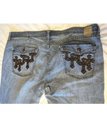 Pepe Jeans - Embroidered Jeans-40x32-Y2K - $60.00