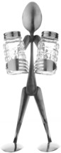 Forked Up Art S01 Spoon Salt and Pepper Stand Table Topper - $26.63