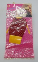 1988 Barbie Fashion Finds Dress Outfit W/ Hanger Mattel 1028 - £13.77 GBP