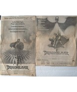 DRAGONSLAYER ~ Peter MacNicol, Vintage Movie Ads from 1981 ~ ADVERTISEMENTS - $9.38 CAD