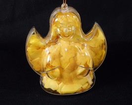 Angel Shaped Bath Soap Ornament w/Golden Wings Confetti, Light Floral Scent - £3.81 GBP