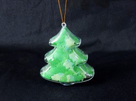 Christmas Tree Bath Soap Ornament, w/Tree Shape Confetti, Floral Scent ~... - £3.78 GBP