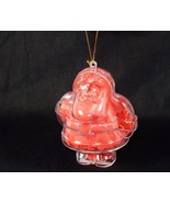 Santa Shaped Bath Soap Ornament w/Red Confetti Stars, Floral Scented, St... - $6.65 CAD