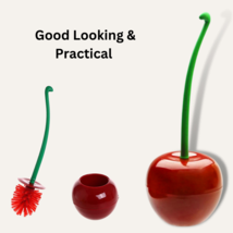 Cherry toilet brush and holder - $14.90