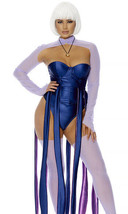Sexy Forplay Water Witchin Blue Underwire Corset Bodysuit Costume 552912 - £47.44 GBP