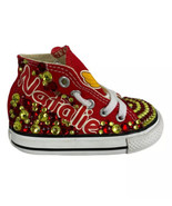 Converse Kids Chuck Taylor All Star Canvas High Top Sneaker RED INFANT 5... - $19.49