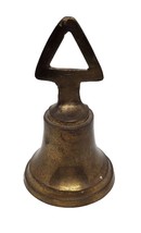 Criterion Marked Made In India Vintage Brass 3 5/8” Tall Bell - £8.17 GBP