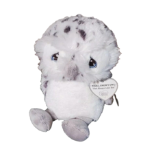 New Aurora Precious Moments 8.5&quot; Nigel Snowy Owl Plush (ITEM#15712L) - £10.53 GBP