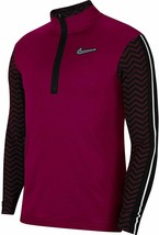 Men&#39;s Nike Wild Run Element Long Sleeve Top, CJ5824 620 Multi Sizes Red/Crimson/ - £70.32 GBP
