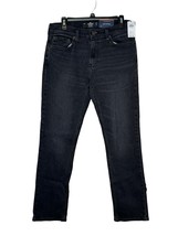 Hollister Men&#39;s Jeans Slim Straight Epic Flex Denim Faded Black 31X32  NWT - £22.09 GBP
