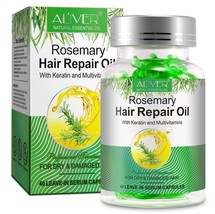 Rosemary oil Hair capsule Hair Vitamin Serum Capsule Moisturizing Hair v... - £9.42 GBP