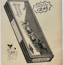 1936 Gillette Blue Blades Advertisement Shaving Razors Christmas E90E3 - $19.99