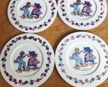 Vintage 1984 Lot 4 Pcs Holly Hobbie Plastic Saucers Sharing Doubles the Fun - $9.92