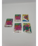 Vintage Stickers Lot of 5 BARNEY FOIL MYLAR Vending Machine Sticker VTG ... - $24.88 CAD