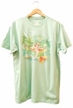 NWT Jimmy Buffett Margaritaville Men T-Shirt Original 1977 Lifestyle Green L - £23.97 GBP