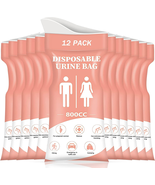 Disposable Urine Bag, 12/24 PCS Pee Bags for Travel for Women/Men, 800ML... - €18,59 EUR