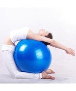 22" Blue Exercise Yoga Ball with Pump,Pilates & Balance Training,Anti-burst&Slip - $19.98