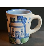 Country Scene Blue by M A HADLEY HOUSE-THE END Coffee Tea Mug Discontinued - $53.67 CAD