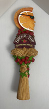 Shock Top “RASPBERRY WHEAT” Beer Tap Handle 12 Inch Tall Man Cave See Ph... - $16.35