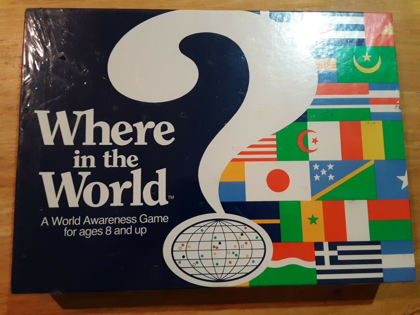 Aristoplay Where in the World Awareness Board Game Vintage Geography Data 90 New - $29.69