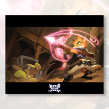 Fleet Dungeons Rivals of Aether 2 Ltd Edition Poster Print 16x20 Furry A... - $39.99