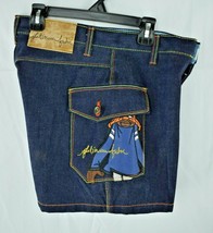 Platinum FUBU  Fat Albert "Dumb Donald" Denim Jean Shorts - Mens Size 28 (New) - £59.90 GBP