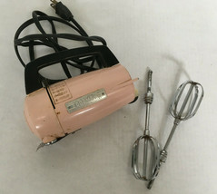 Vintage pink hand held electric mixer sold as is for parts dormey model ... - £17.50 GBP