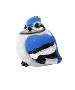 Blue Jay Fat Bird Chirper for Yard and Garden Figurine - $26.00