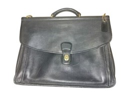 Vintage Coach 1996 Black Beekman Leather Briefcase Messenger Bag 5266 Ma... - £37.97 GBP