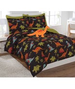 DINOSAURS BROWN KIDS BOYS CHIC COLLECTION COMFORTER SET 8 PCS FULL SIZE - £42.38 GBP