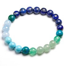 Natural Lapis lazuli Stone Jewelry Sets Tigers Eye, 108 Beads Necklace Phoenix S - £27.53 GBP