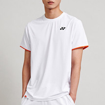 YONEX 24S/S Men&#39;s Tennis T-Shirts Sportswear Training Tee White NWT 245TS001M - £65.75 GBP