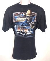 3D Emblem 1988 Single Stitch The Last Frontier Truckers Only Graphic Tee Mens XL - £756.91 GBP