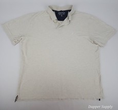 Nautica True Deck Shirt Polo XL Beige Mens  - $18.80
