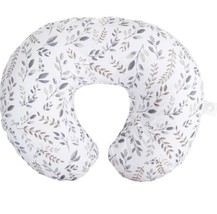 Boppy Nursing Pillow Original Support, Gray Taupe Leaves, Ergonomic Nurs... - $38.94