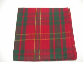 (4) Cotton Park Cottage Napkins Northern Lights Plaid 18&quot; X 18&quot; Square New Home - $19.98