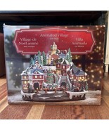 Costco Animated Christmas Village Music Lights Train 8 Songs Fiber-optic... - £210.25 GBP