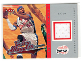 2004-05 Fleer Ultra Season Crowns Game Used Corey Maggette #SC-CM Clippers NM-MT - £1.98 GBP
