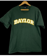 Baylor T Shirt Size Large Mens Adult Crewneck Green Spell Out Steve &amp; Ba... - $27.80